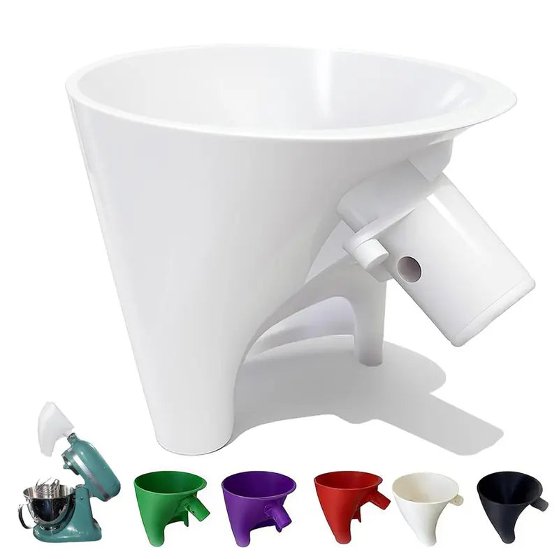 Flour Funnel for Kitchen Aid Stand Mixer