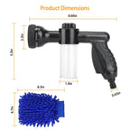 8-in-1 Foam Garden Hose Nozzle Soap Sprayer