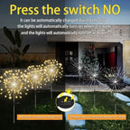 8 Lighting Modes Solar Festival Viewing Decorative Outdoor Lights