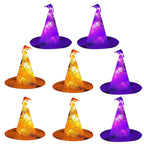 8-Pack: 13ft Witch Hat Hanging String LED Light