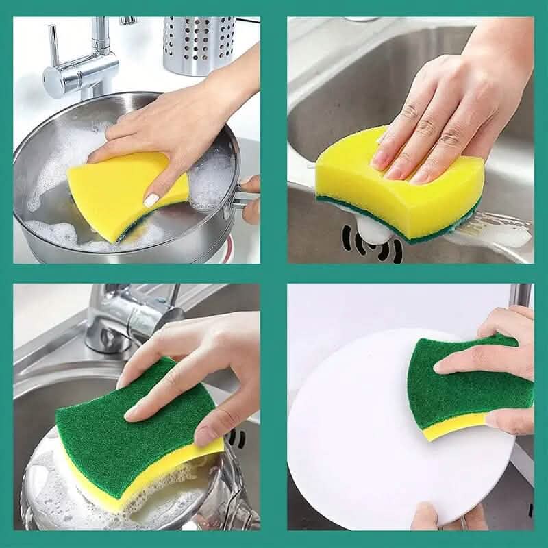 8-Pack: Double-Sided Multifunctional Cleaning Sponge