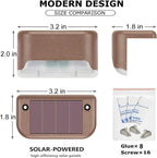 8-Pack: Solar LED Deck & Step Lights