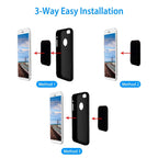 8-Piece: Universal Metal Plates with Strong Adhesive