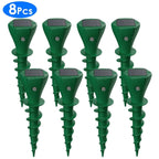 8-Pieces: Solar Powered Repellent Waterproof Solar Vibration Stake