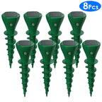 8-Pieces: Solar Powered Repellent Waterproof Solar Vibration Stake