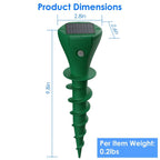 8-Pieces: Solar Powered Repellent Waterproof Solar Vibration Stake