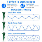 8-Pieces: Solar Powered Repellent Waterproof Solar Vibration Stake