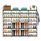 8-Tier Shoe Rack Metal Shoe Storage Shelf