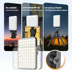 80 LED Clip-On Rechargeable Selfie Ring Light