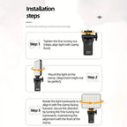 80 LED Clip-On Rechargeable Selfie Ring Light