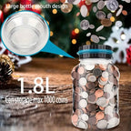 800+ Coin Capacity Digital Counting Money Jar