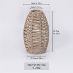 Modern Handwoven Rope Pendant Shade | Natural Woven Ceiling Light