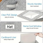 Stackable Cardboard Hat Storage Box Household Wardrobe Cap Organizer