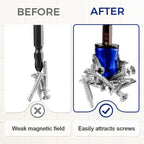 Universal Magnetic Screwdriver Bit Ring, Strong Grip for Drills & Power Tools
