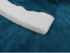 Deluxe Cozy Sherpa or Fleece Adult Wearable 70" Blanket with Sleeves for Men & Women