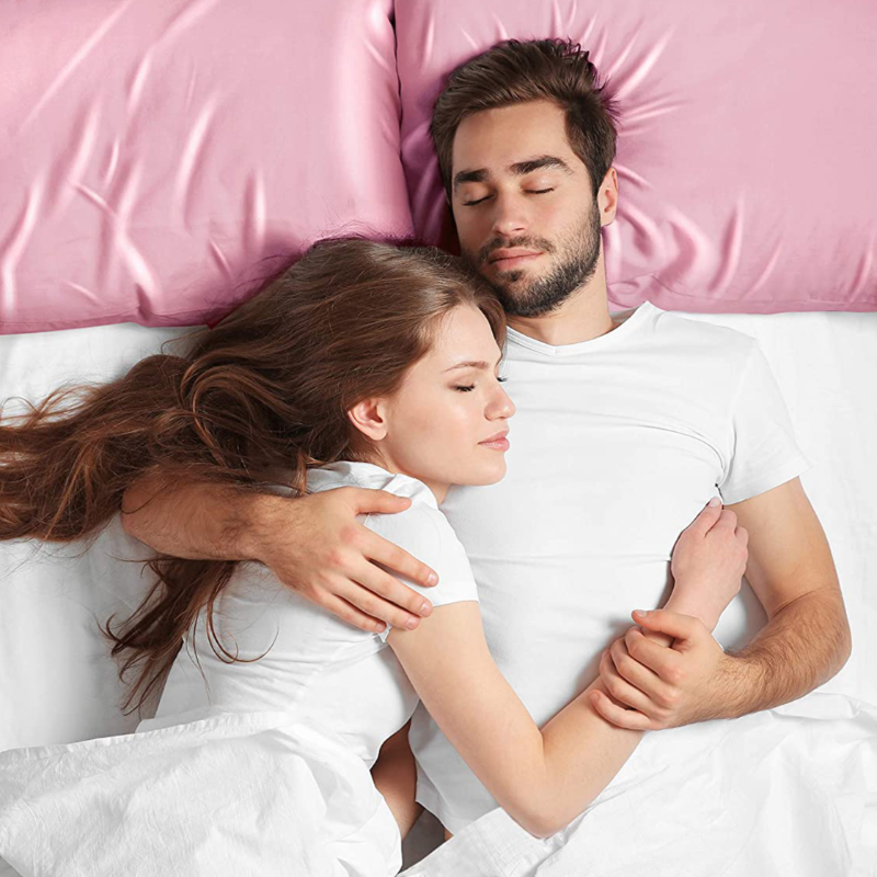 Cooling Silk Satin Pillowcases With Envelope Closure