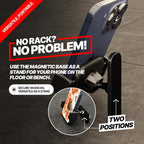 BLAUBECK Magnetic Gym Phone Holder | Secure Mount for Gym, Kitchen, DIY & Golf