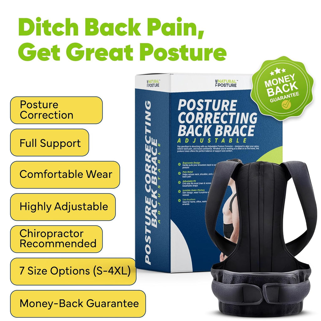 Complete Back Care Support Brace for Posture Correction