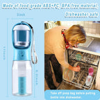 Dog Water Bottle With Food Container