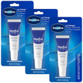 Vaseline Lip Therapy Advanced Healing Lip Balm Tube 3-Pack – White Petroleum Lip Protectant, 0.35 Oz Ea