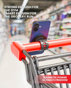 Universal Magnetic Phone Holder for Stroller, Bike, Golf Cart & Treadmill | BLAUBECK MagSafe Mount