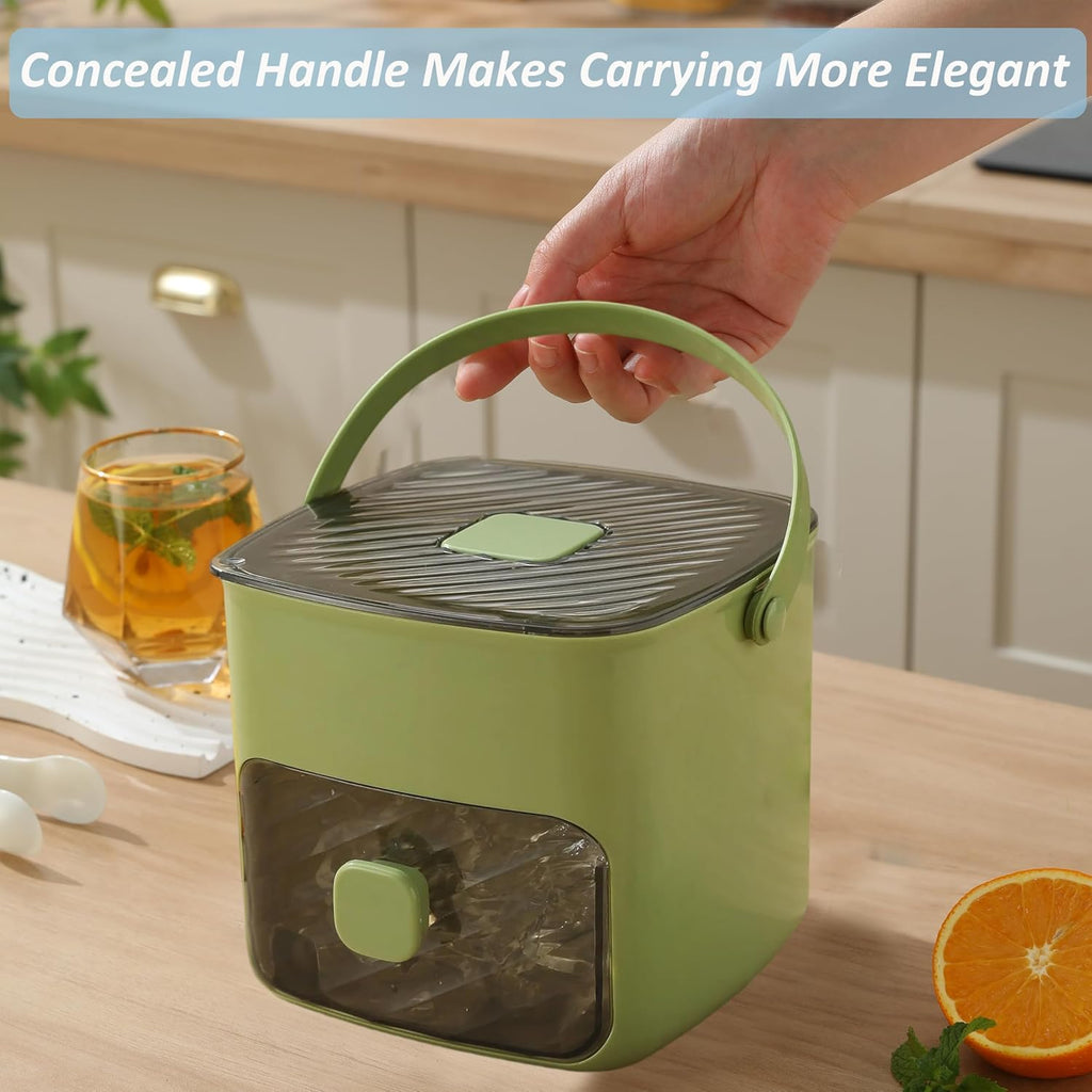 Portable Ice Maker with Lid and Storage Box (48 cubes) (2026 HOT SALE 50K+ SOLD!)