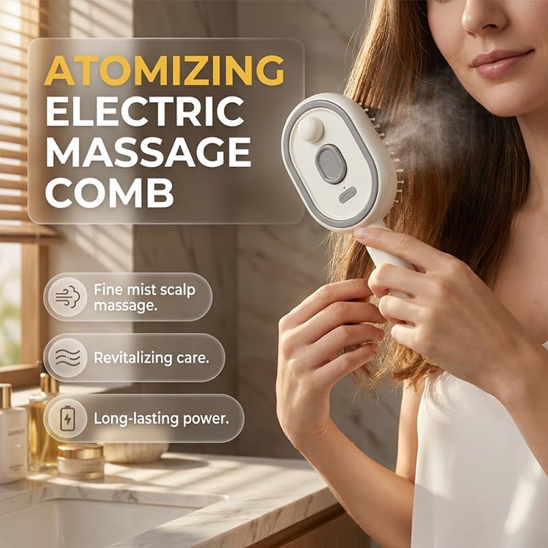 2026 Electric Steaming Massage Hair Care Brush