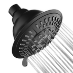High Pressure 5-Spray Fixed Shower Head, Angle Adjustable