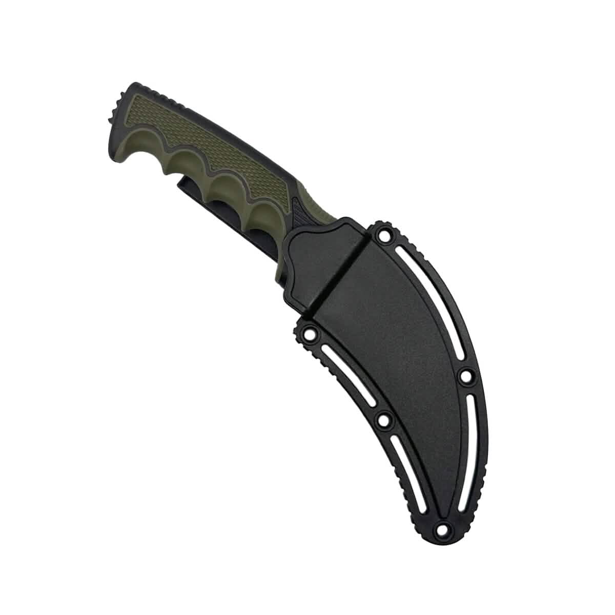 8.5" Karambit Fixed Blade Tactical Knife W/ ABS Holster
