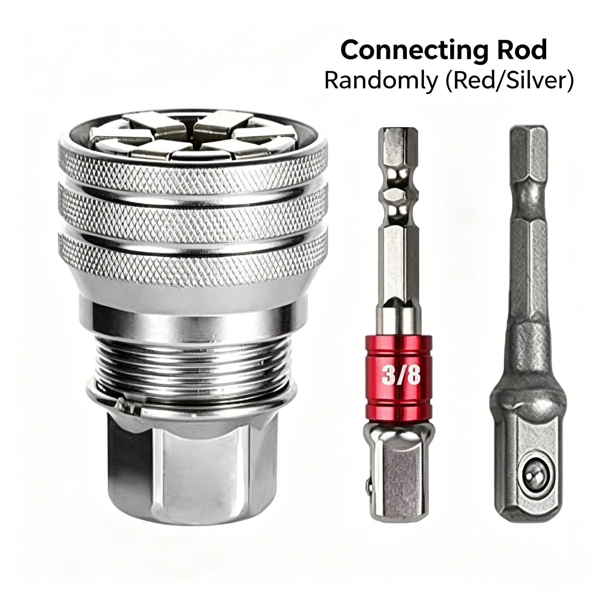 Multi-Function Universal Socket Wrench Tool - Universal Maintenance Tool, Adjustable Universal Socket Wrench, Universal Socket Tool for 3/8" Drive Ratchet Torque Wrench & Power Drill