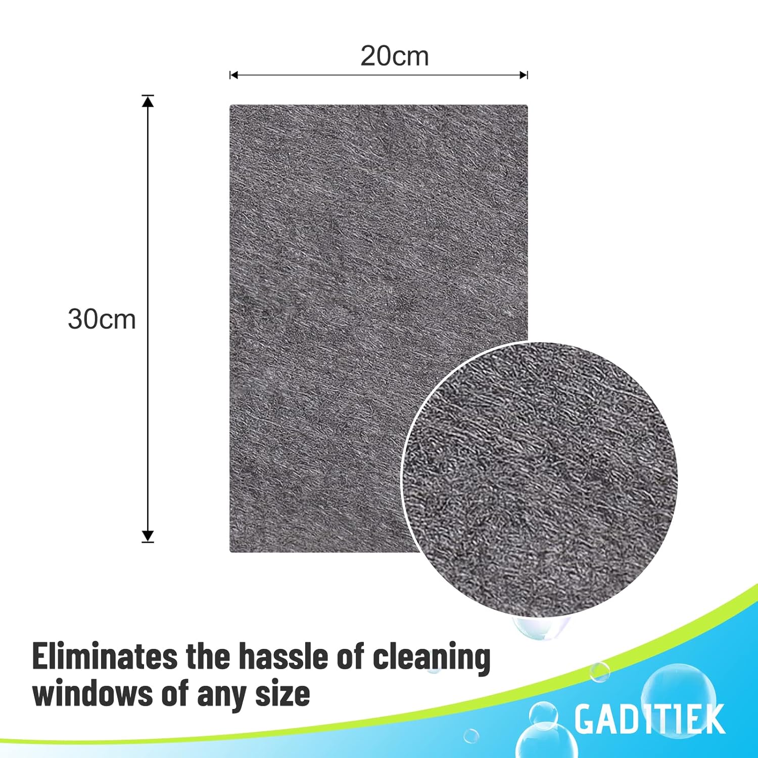 10-Pack Reusable Thickened Microfiber Cleaning Cloths – Streak-Free Magic Wipes for Glass, Windows & Cars