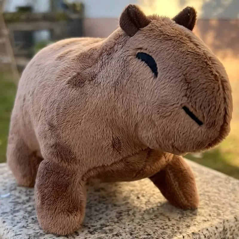 8.8 Inch Simulation Capybara Plush Toy, Lifelike Cute Stuffed Animal