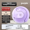 AI-Powered Wireless Bluetooth 5.4 Earphones | Ultra-Clear Translation & Perfect iOS & Android Fit!
