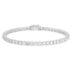 8Ct Lab Grown IGI Certified Diamond Women's Tennis Bracelet 14K White Gold 6"