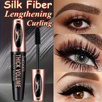 8D Curler Fiber Lash Mascara - Waterproof, Black, Thick Eyelash Shaping