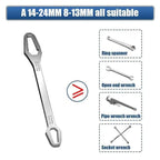 8-24mm Double-Ended Self-Tightening Torx Wrench for Auto Repair