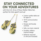 US Army 2 Pc Walkie Talkie Set