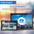 9" Car GPS Navigation - 8GB Touch Screen Vehicle Navigator