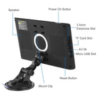 9" Car GPS Navigation - 8GB Touch Screen Vehicle Navigator