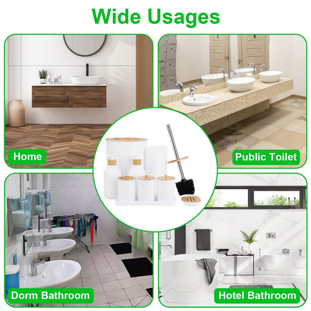 9-Piece: Bathroom Accessories Set
