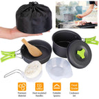9-Piece: Camping Cookware Set