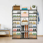 9-Tier: Shoe Rack Metal Storage