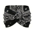 Printed Cross Yoga Headband, Print Hair Band Wide Elastic Hair Band, Twist Knot Headbands
