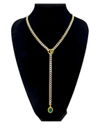 Crystal Charm Slip Chain