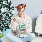 90-Pieces: Christmas Sticker Tags - Self-Adhesive with Christmas Name Tag