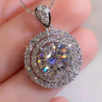 925 Silver Zirconium Oxide Collarbone Necklace
