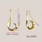 925 Sterling Silver Hypoallergenic Antique Finish Hook Earrings