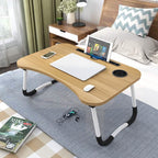 Notebook folding computer table