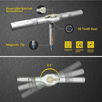 24 in 1 DlY Screwdriver Set,1 Set SwitchableScrewdriver Shape Magnetic Screwdriver Set