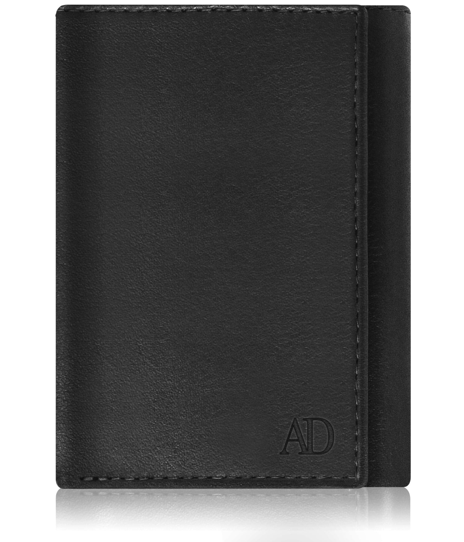Genuine Leather Trifold Wallet – ID Window, RFID Blocking